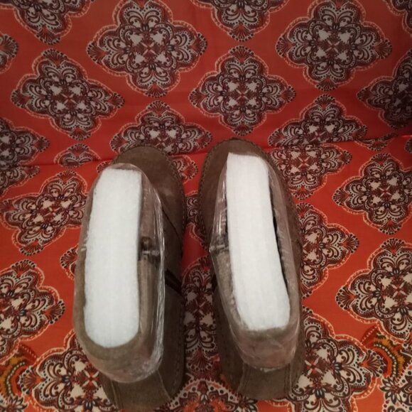 AEROSOLES Linbo Moccasin Style Fringe Suede Ankle Boots Size 6 Mid Brown NWOT - Picture 7 of 12